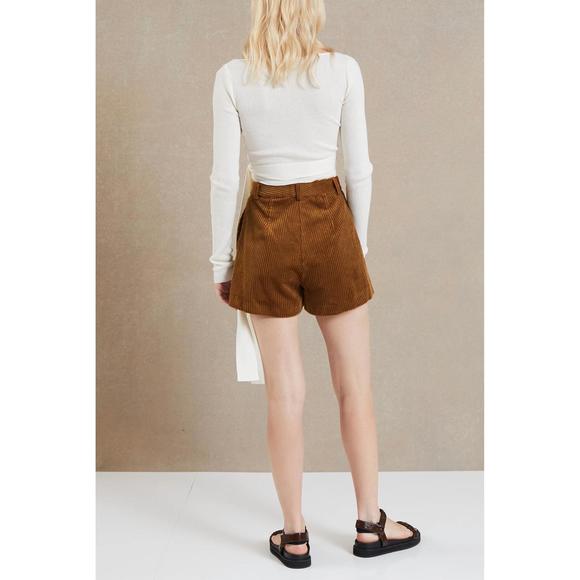 NEW BEC + BRIDGE freya wrap long sleeve knit top in ivory - Picture 2 of 2